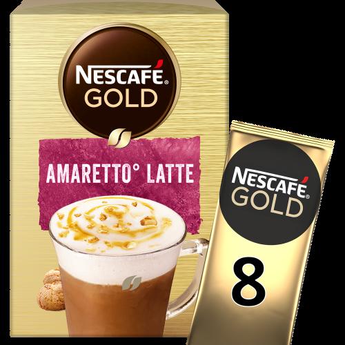 Στιγμιαίος ΚαφέςAmaretto Latte σε φακελάκια Nescafe Gold (8 τεμ) 